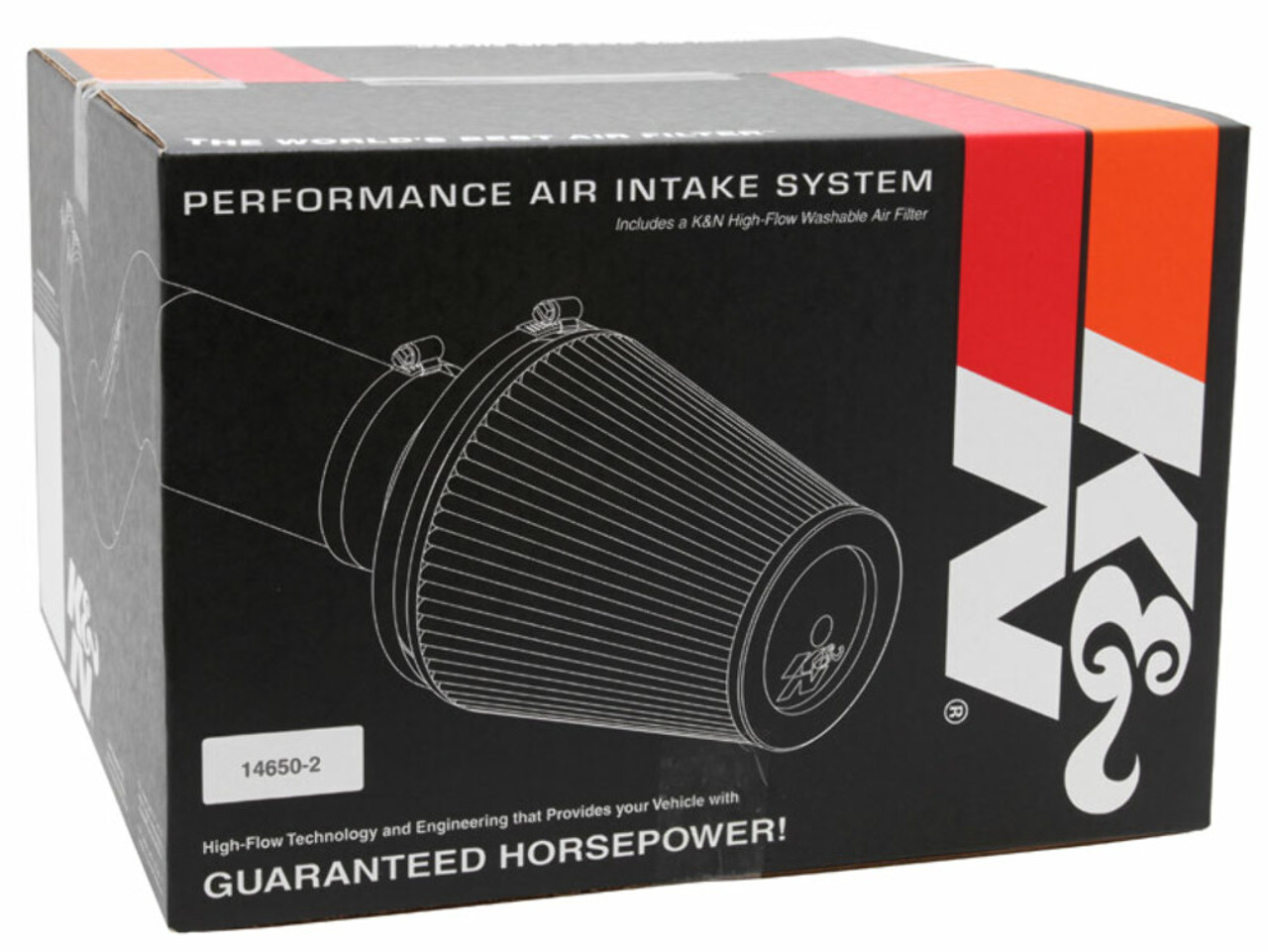 K&N 63-2616 Performance Air Intake System For 2021-2023 Ford F-150 5.0L Oiled