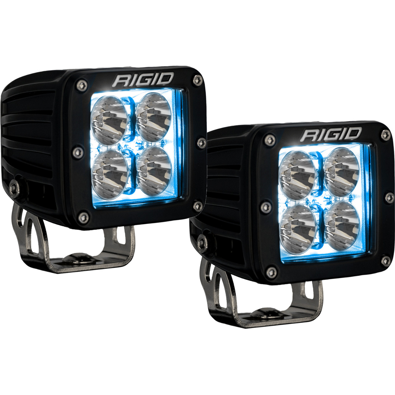 RIGID Industries 202053 Radiance+ RGBW Pod Pair 8 Backlight Options Spot Drive