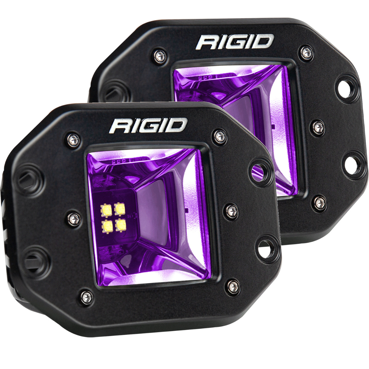 RIGID Industries 682153 Radiance Plus Scene RGBW Flush Mount Pair 8 Backlights