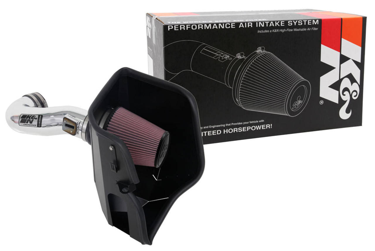 K&N 77-3110KP Air Intake For 2019-2025 Chevy Silverado GMC Sierra 1500 5.3L 6.2L