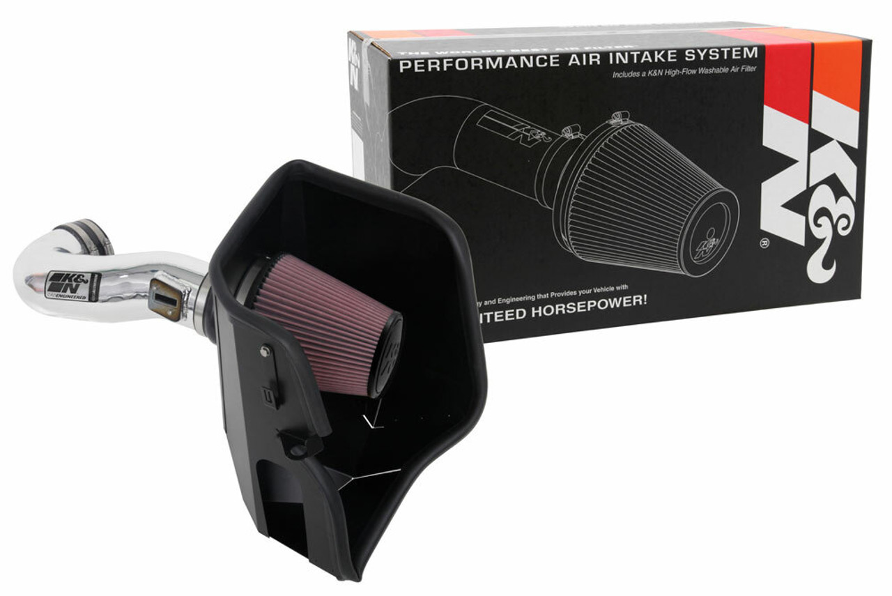 K&N 77-3110KP Air Intake For 2019-2025 Chevy Silverado GMC Sierra 1500 5.3L 6.2L