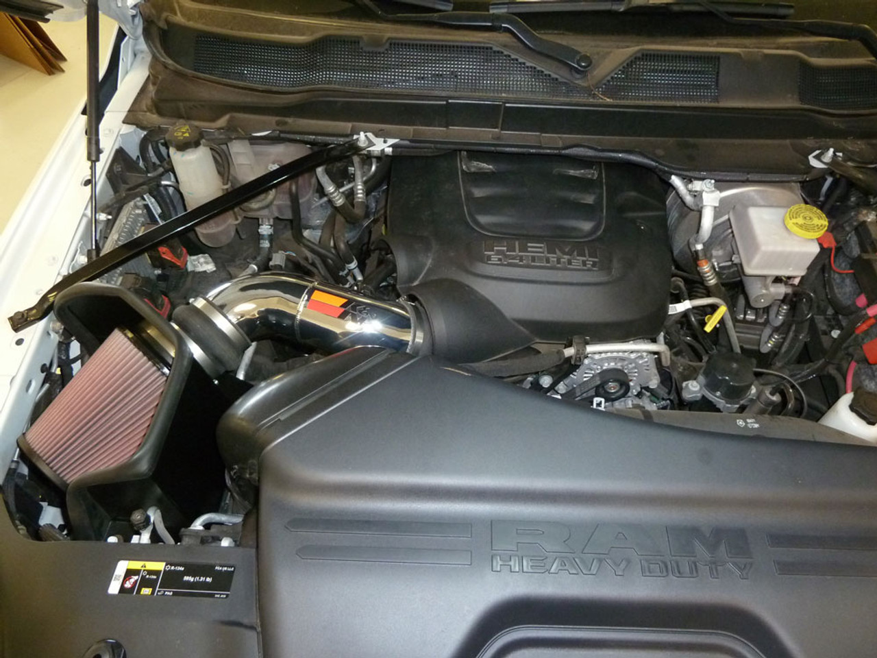 K&N 77-1583KP Performance Air Intake System For 19-22 Dodge Ram 2500 3500 6.4L