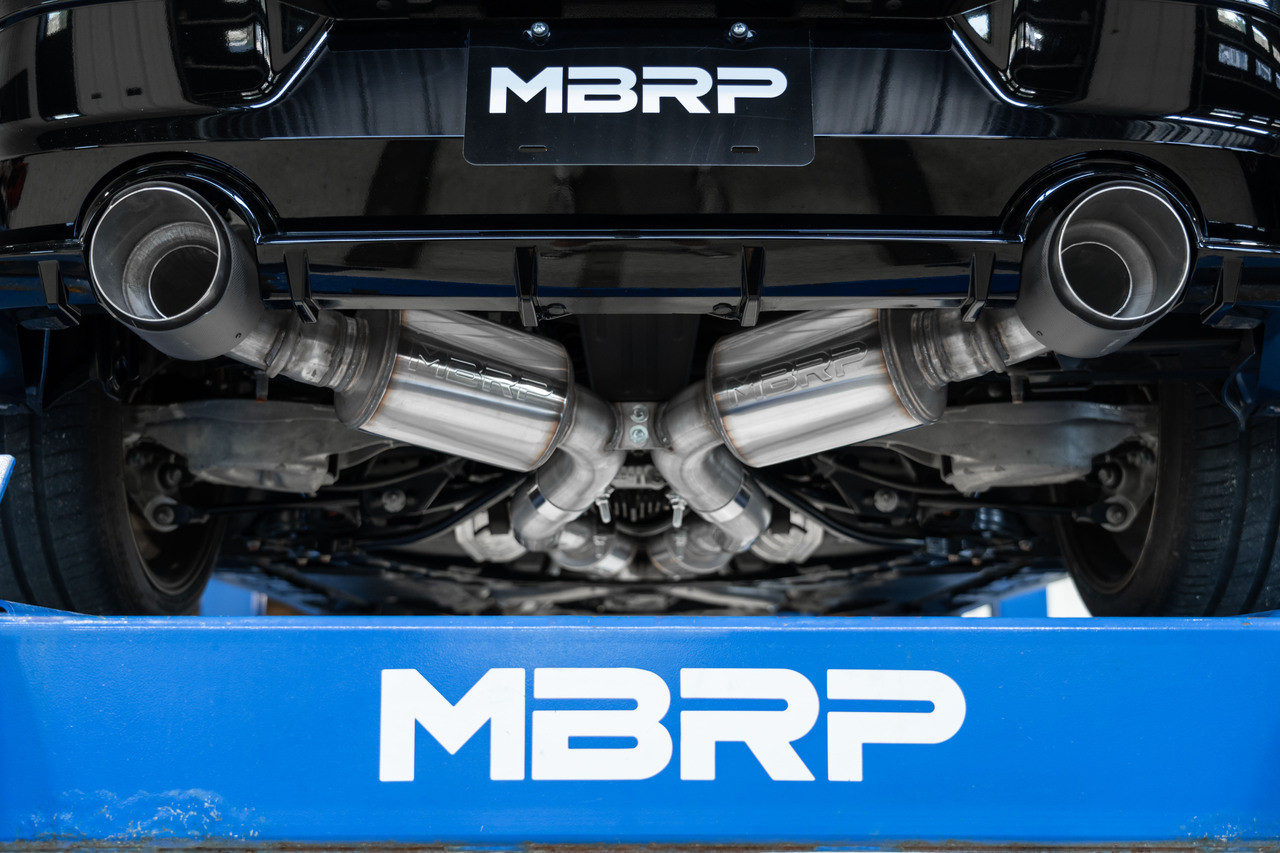 MBRP  S44083CF Armor Pro 3" Dual Rear Exit for 23-24 Nissan Z 3.0L 304 Stainless
