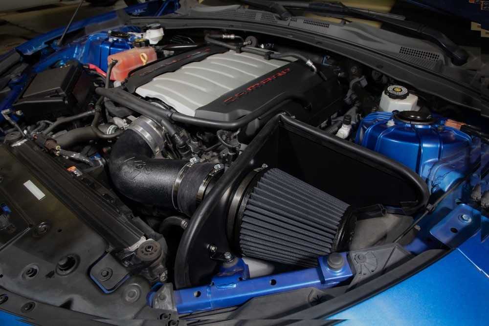 K&N 30-3092 Dryflow Air Intake System For 2016-2024 Chevrolet Camaro SS 6.2L