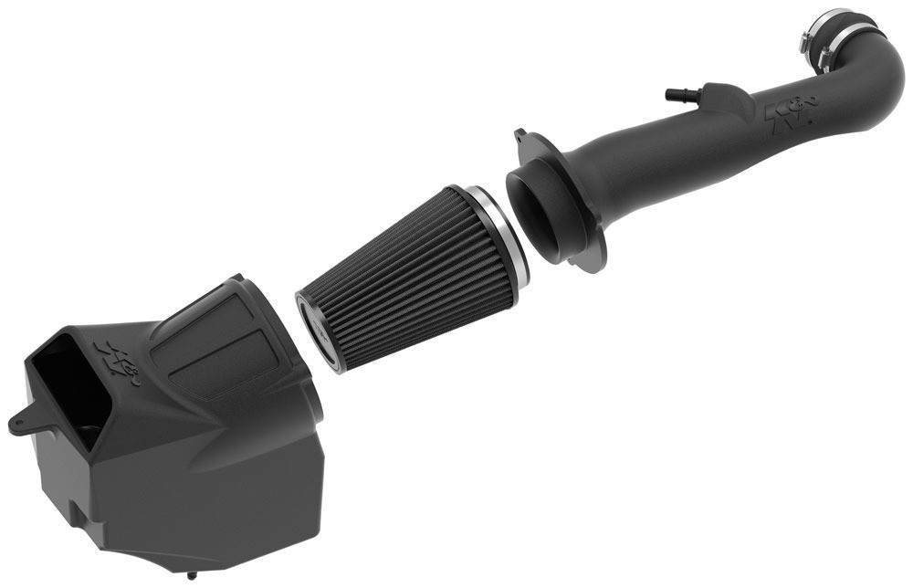 K&N Dry Flow Cold Air Intake For 18-26 Jeep Wrangler JL Gladiator 3.6L 30-1576