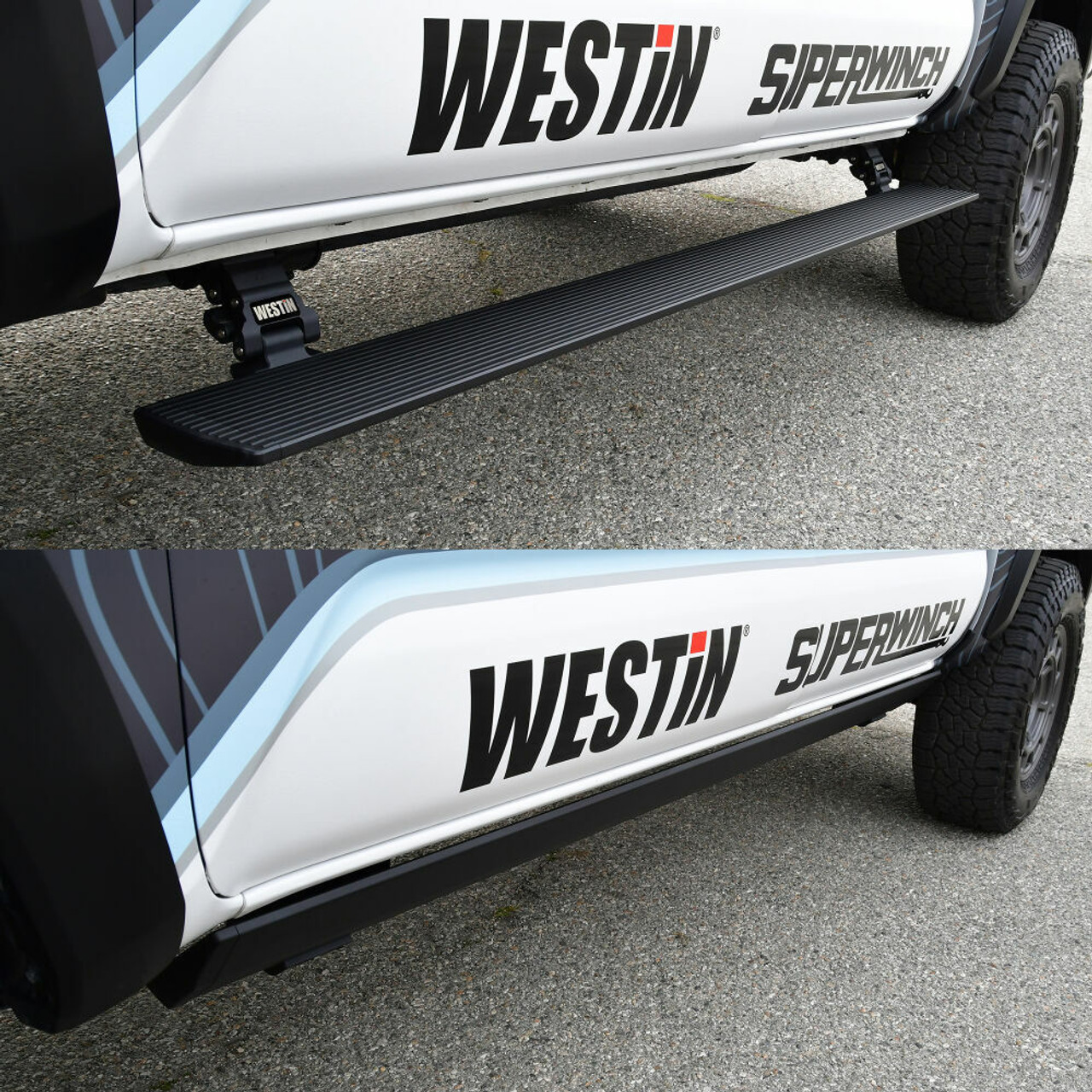 Westin 29-22775 Pro-e Electric Running Boards for 05-23 Toyota Tacoma Double Cab
