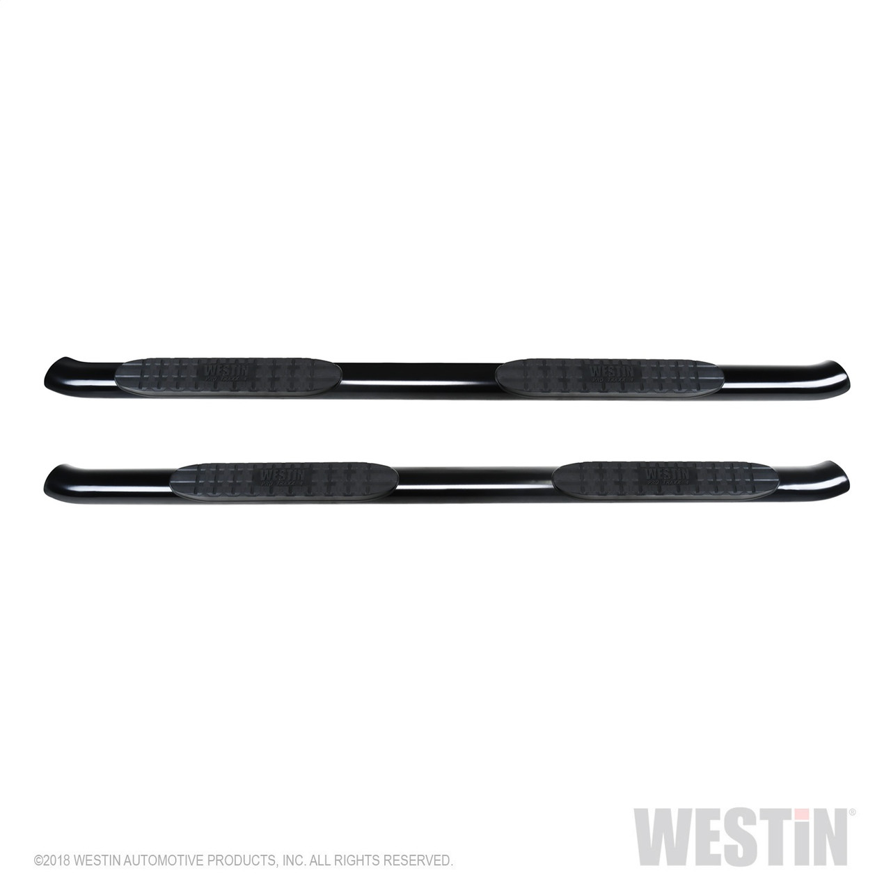 Westin PRO TRAXX 4" Oval Nerf Step Bars for 19-23 Silverado Sierra 1500 Crew Cab