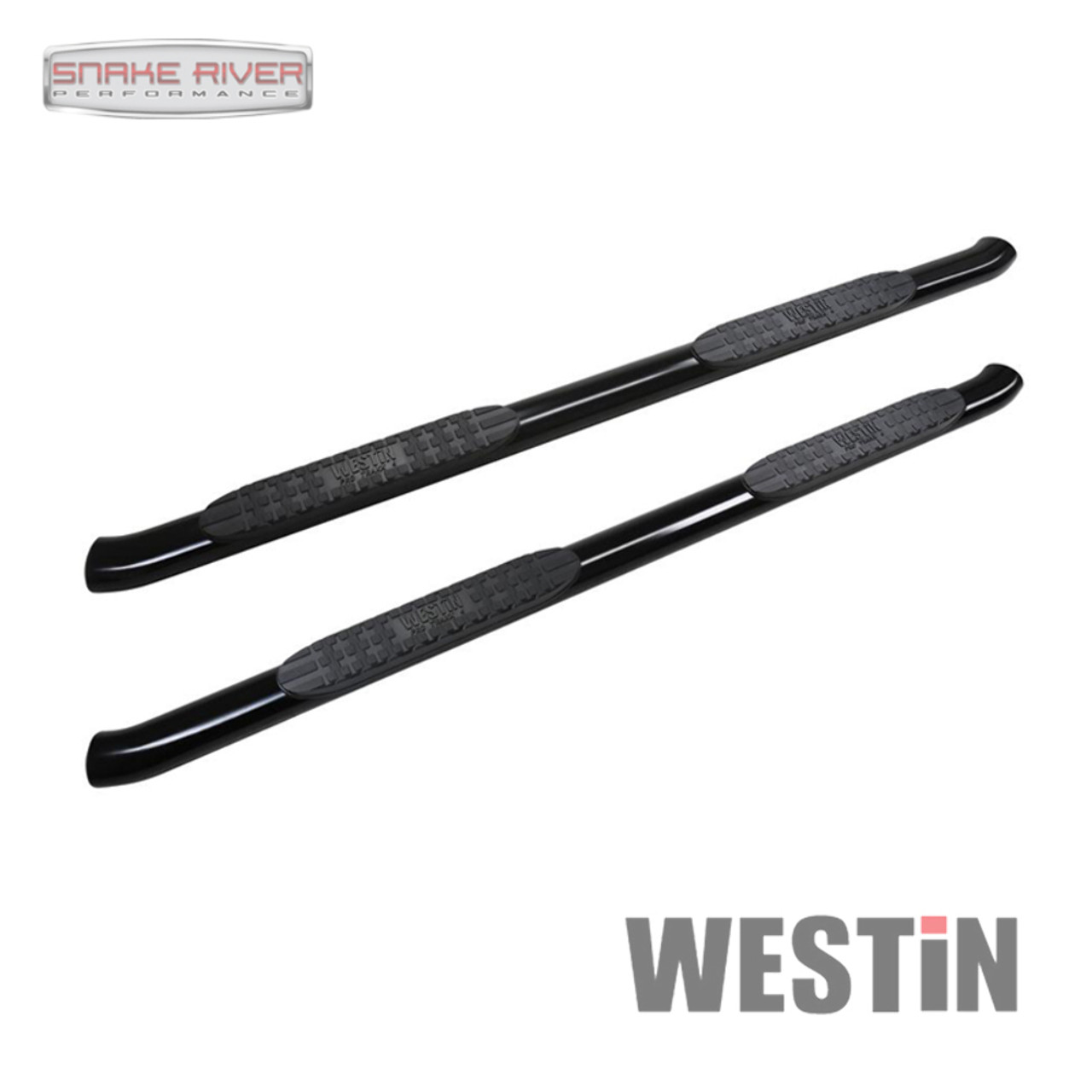 Westin PRO TRAXX 4" Oval Nerf Step Bars for 19-25 Silverado Sierra 1500 Crew Cab