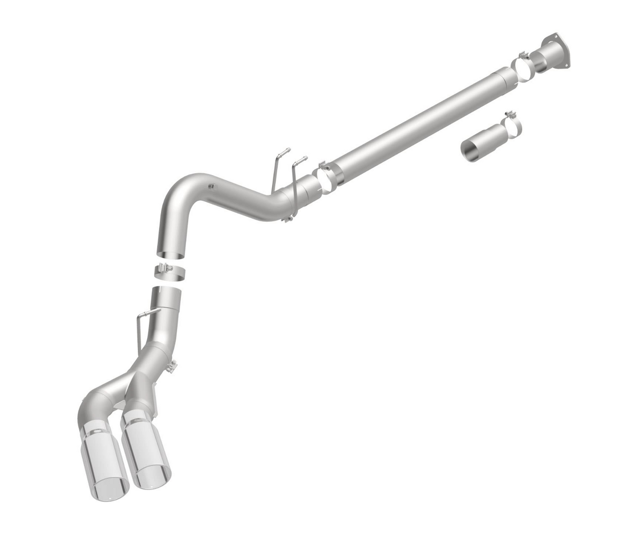 Magnaflow 4" Dual Side Exit Exhaust for 08-24 Ford Powerstroke Diesel 6.7L 6.4L