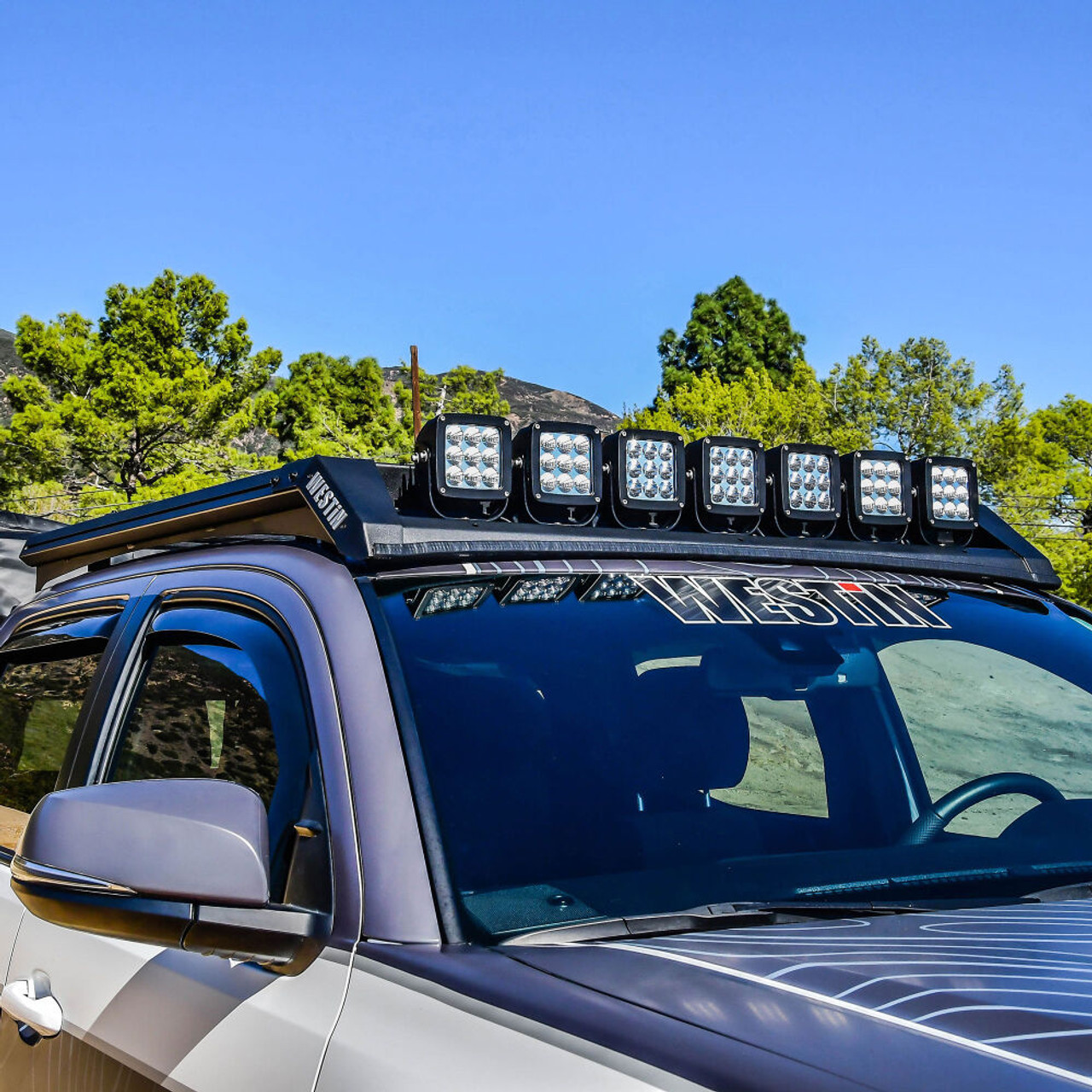 Westin 15-00045 Mesa Roof Rack for 2016-2024 Toyota Tacoma Double Cab Bolt On