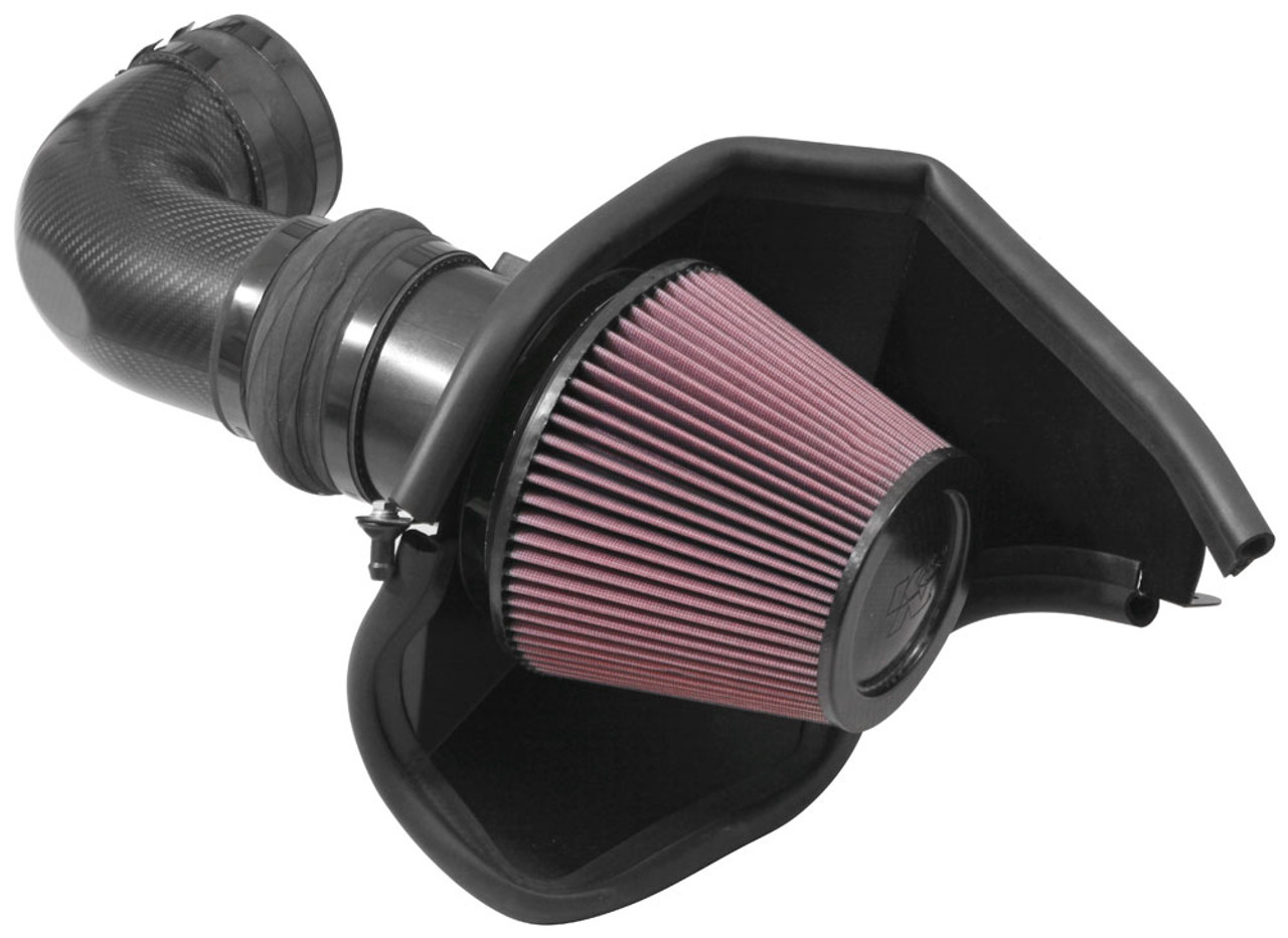 K&N 63-3099 Performance Air Intake System For 17-24 Chevrolet Camaro ZL1 6.2L