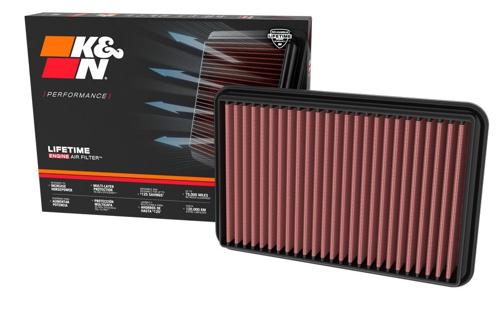 K&N 33-5115 Replacement Air Filter For 2021-2024 Ram 1500 6.2L Gas