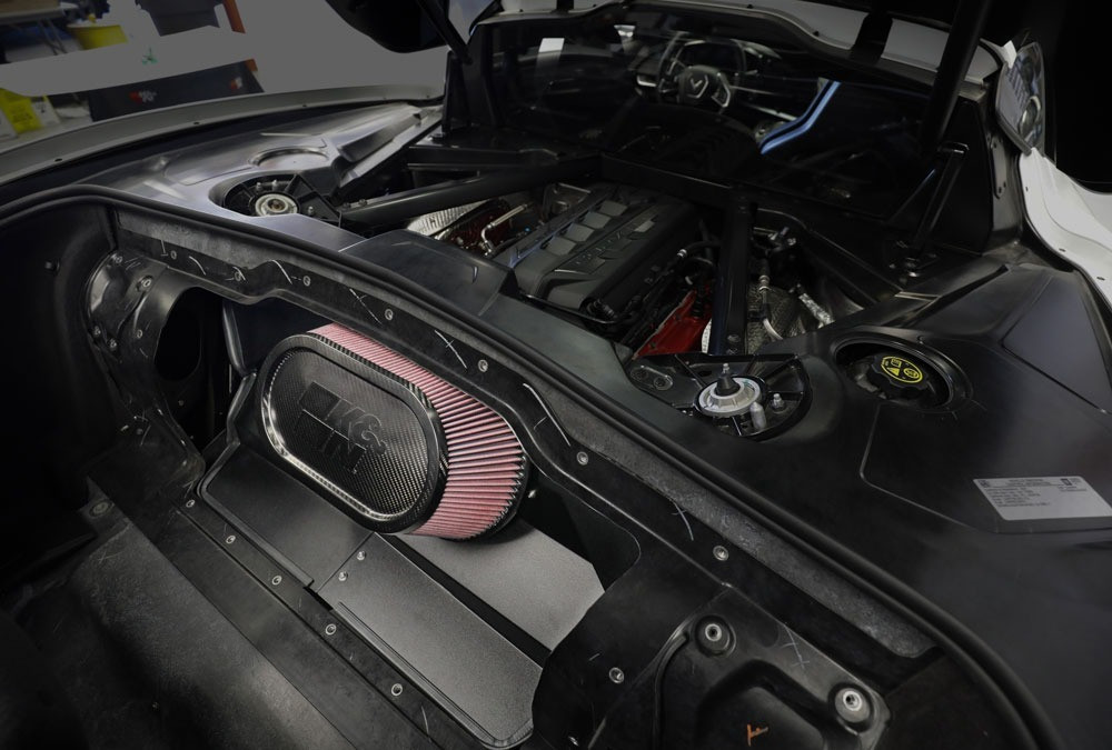 K&N Hi Flow Air Intake For 20-24 Chevrolet Corvette Stingray 6.2L No Convertible