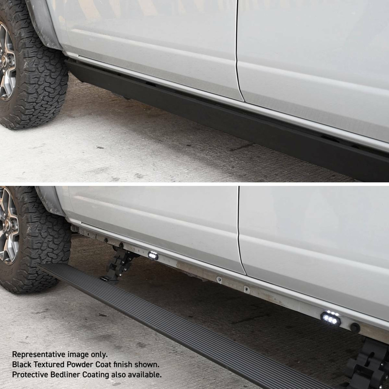 Go Rhino 20443974T E1 Electric Running Board Kit For 2023-2024 Toyota Sequoia