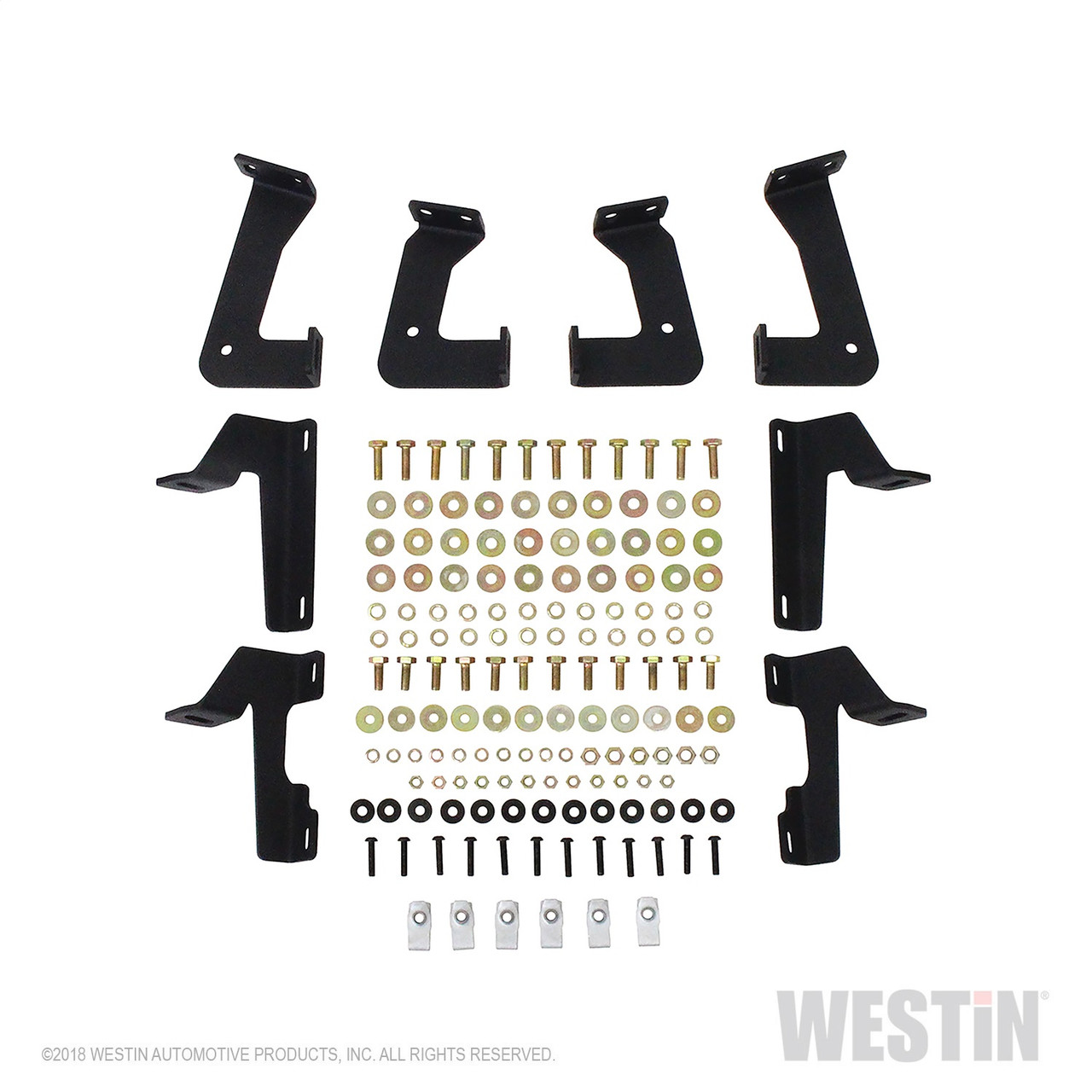 Westin 56-13315 HDX Drop Step Nerf Bars For 07-18 Jeep Wrangler JK 2 Door Black