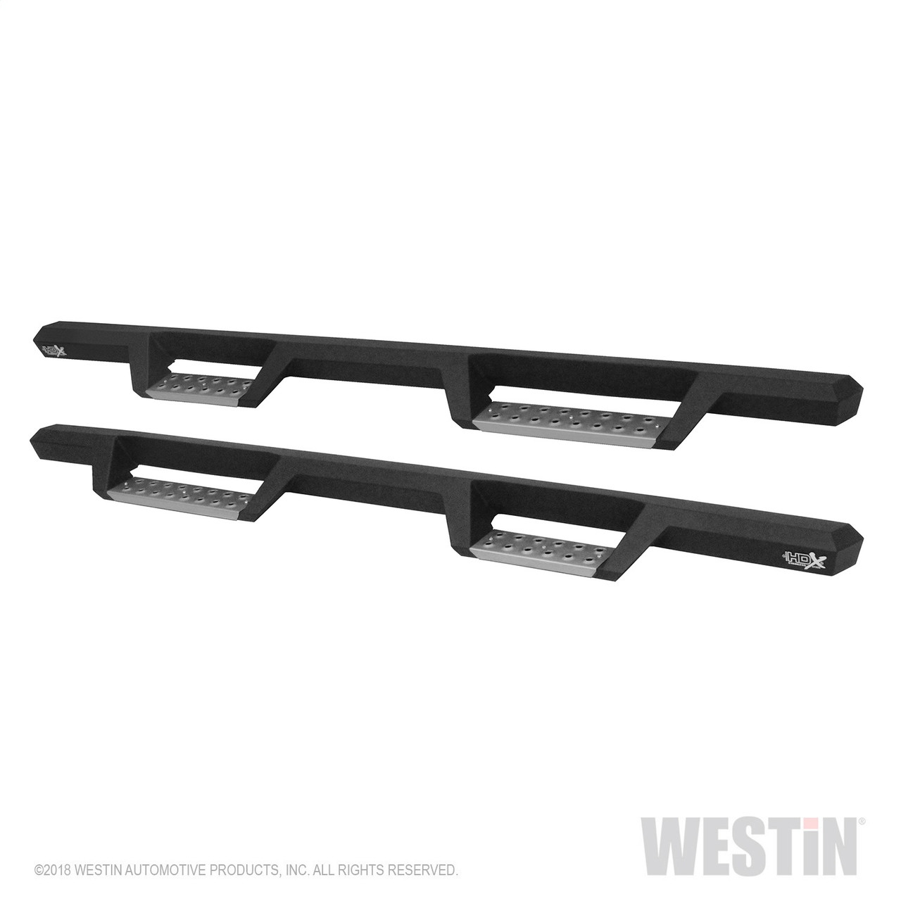 Westin HDX Stainless Step Nerf Bars for 15-24 Ford F150 17-24 F250 F350 Crew Cab