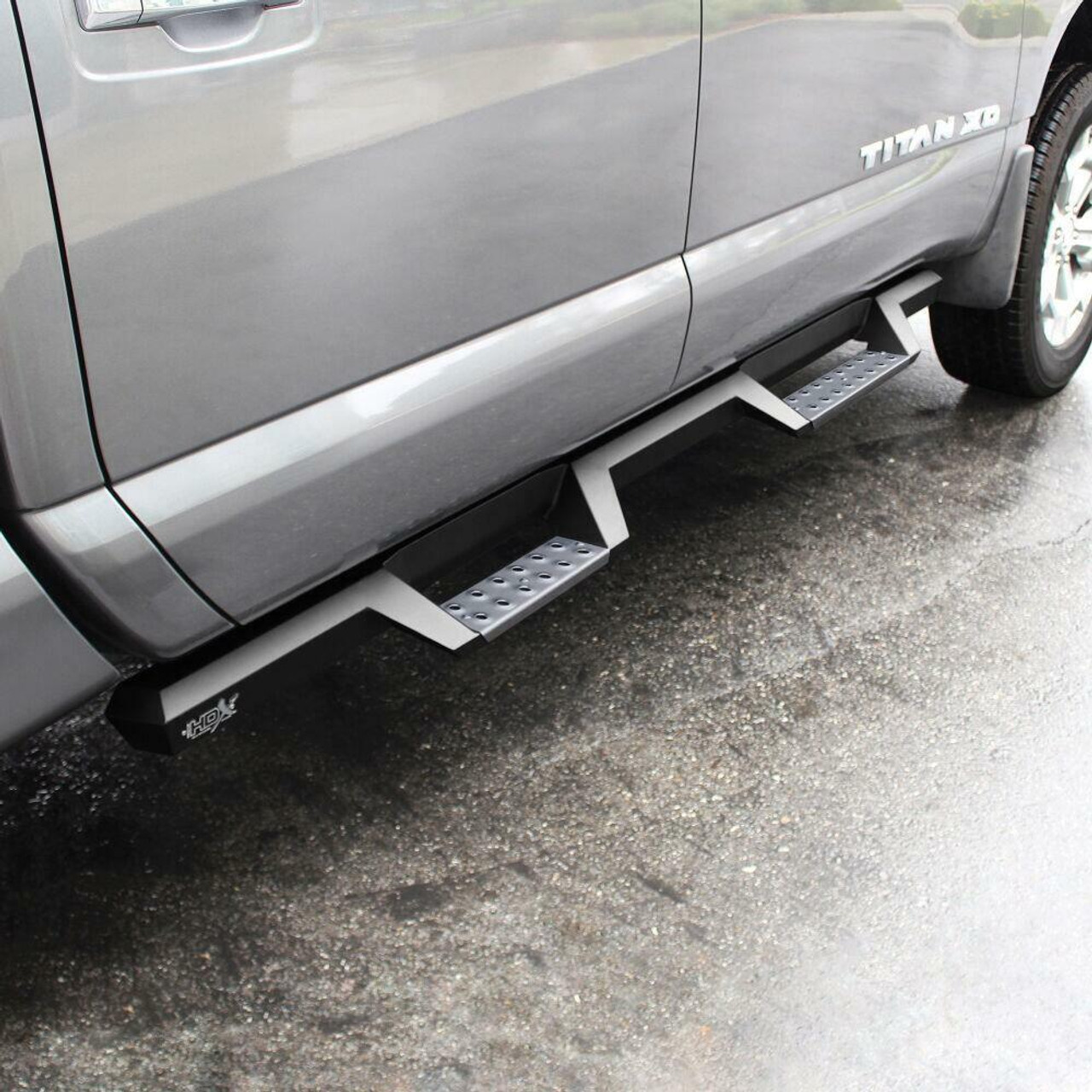 Westin 56-140252 HDX Stainless Step Nerf Bars For 2017-2024 Nissan Titan XD Crew