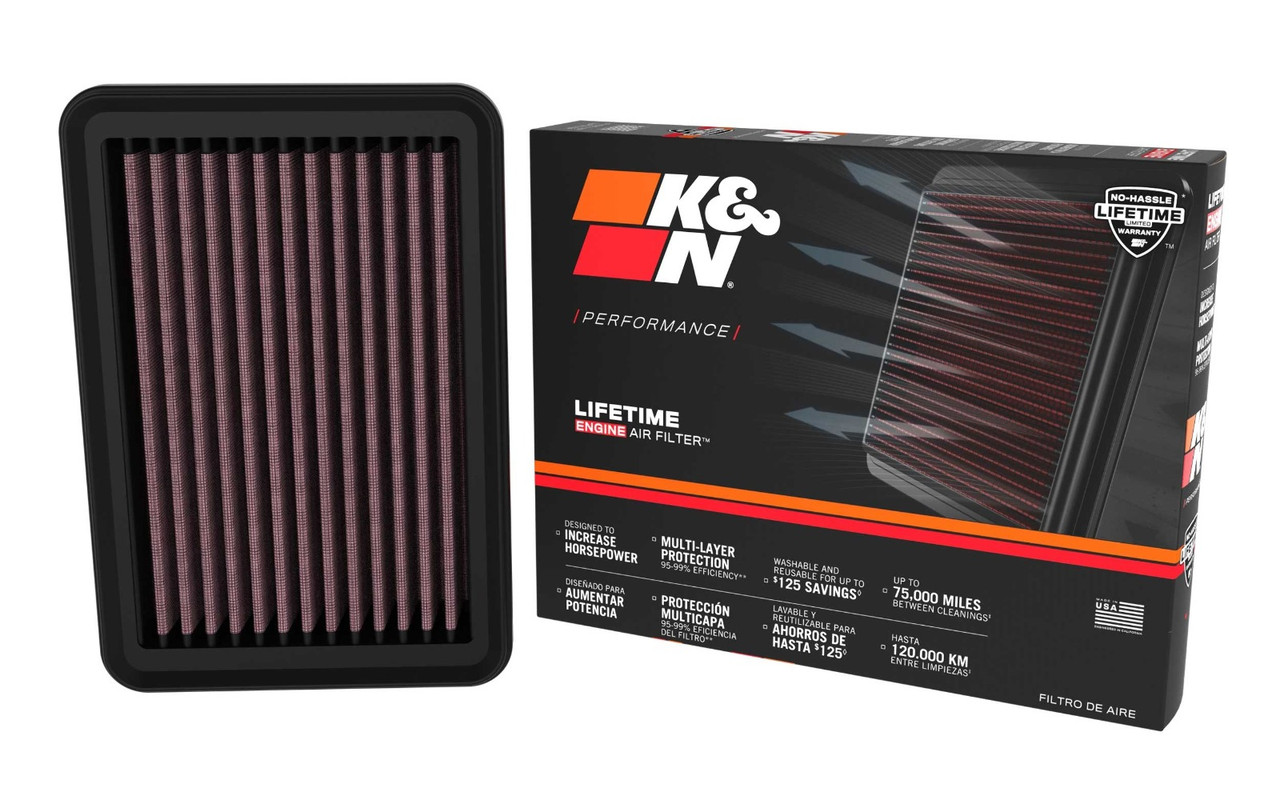K&N 33-5145 Replacement Panel Air Filter for 23-26 Honda CR-V Accord Hybrid 2.0L