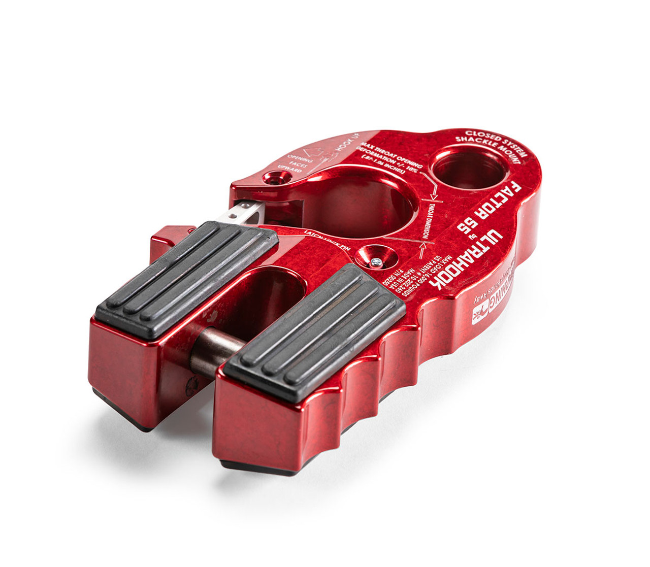Factor 55 Ultrahook Closed System Winch Shackle Mount Orange 00250-07