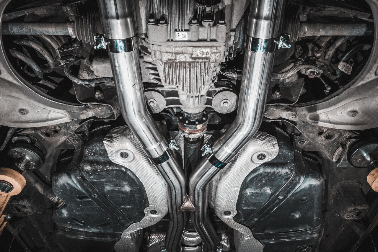 MBRP 3" Dual Rear Exit Exhaust for 18-26 Dodge Durango SRT 6.2L 6.4L Carbon Tips