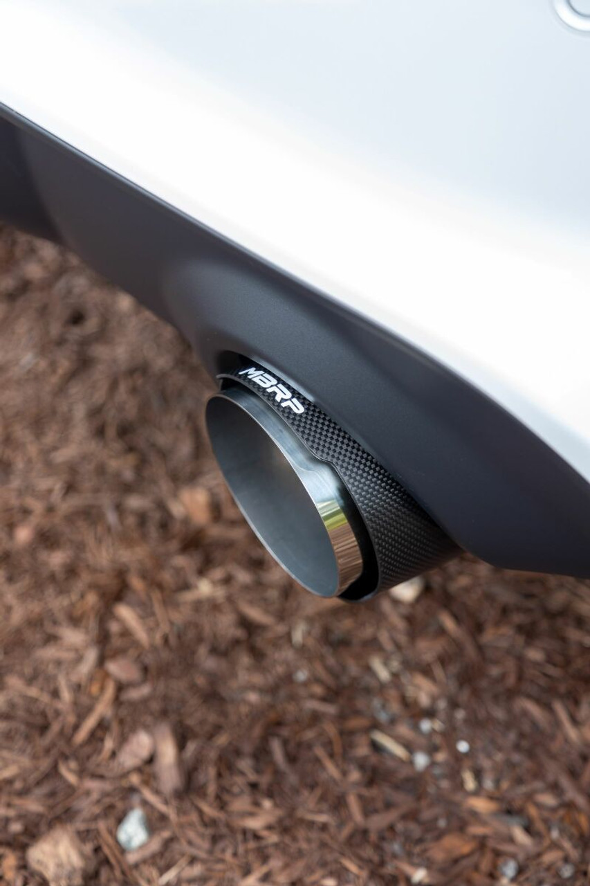 MBRP 5" Carbon Finish Dual SS Steel Exhaust Tips for 15-24 Dodge Durango Charger