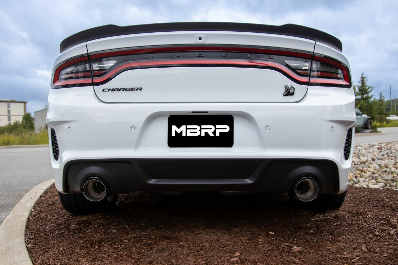 MBRP 5" Carbon Finish Dual SS Steel Exhaust Tips for 15-24 Dodge Durango Charger
