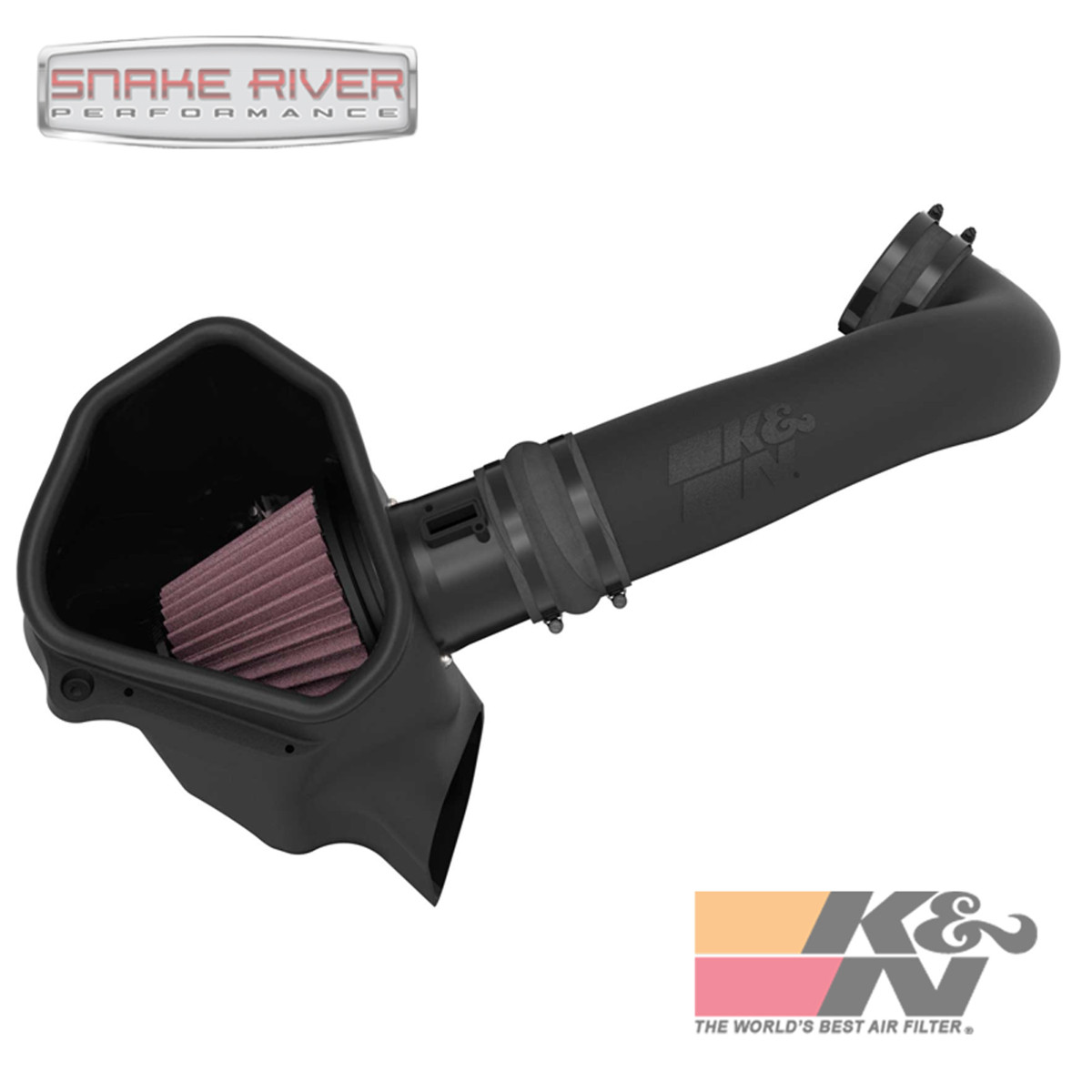 K&N 63-3121 Cold Air Intake for 22-25 Cadillac CT5 Blackwing 6.2L Oiled Media