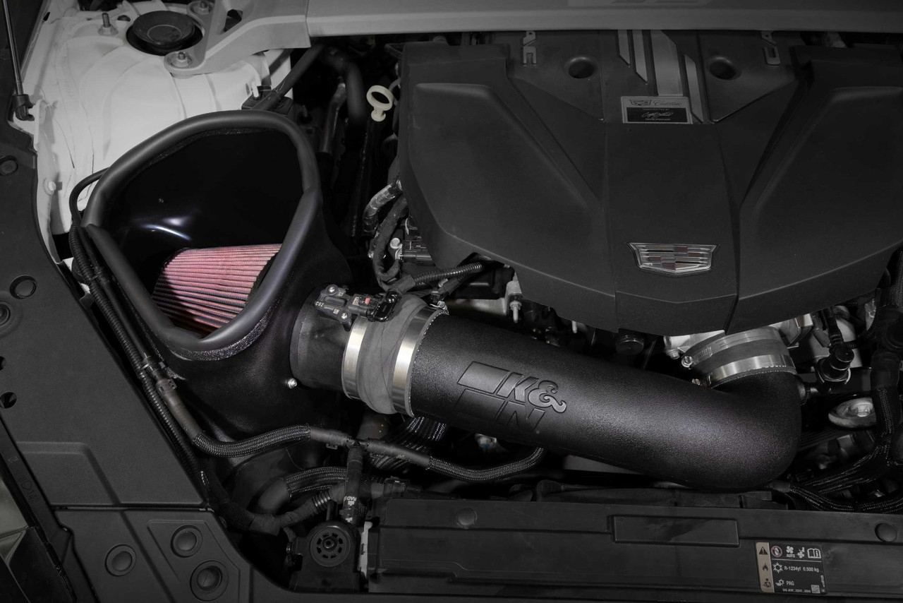 K&N 63-3121 Cold Air Intake for 22-25 Cadillac CT5 Blackwing 6.2L Oiled Media