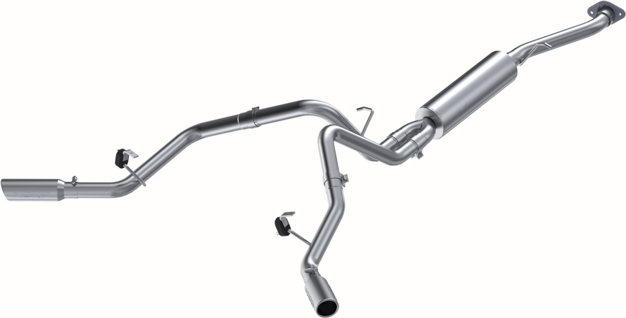 S5022AL - MBRP DUAL SIDE EXHAUST 03-07 CHEVY SILVERADO GMC SIERRA REGULAR CAB SB 4.8L 5.3L