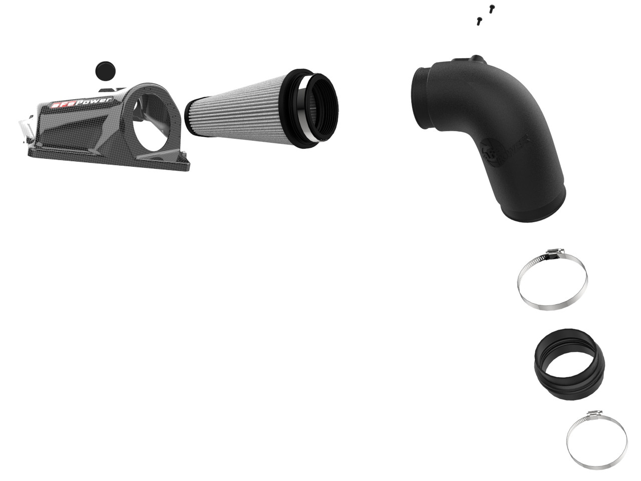 AFE Carbon Magnum FORCE Air Intake DRY S For 16-18 BMW 340i 440i M140i M240i 3L