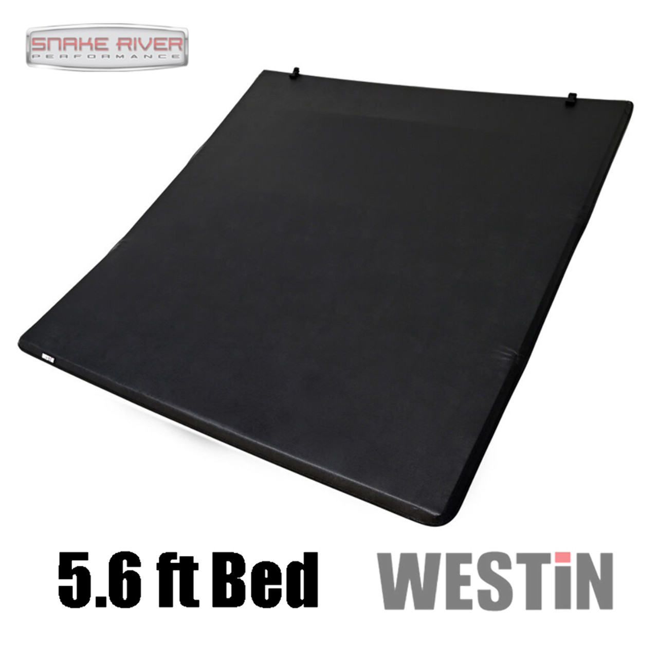 Westin 19-24315 Soft Tri-Fold Tonneau Cover for 09-24 Dodge Ram 1500 5.6' Bed