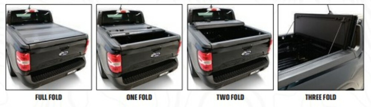 Westin 19-43985 Hard Tri Fold Tonneau Cover for 2019-2023 Ford Ranger 6' Bed