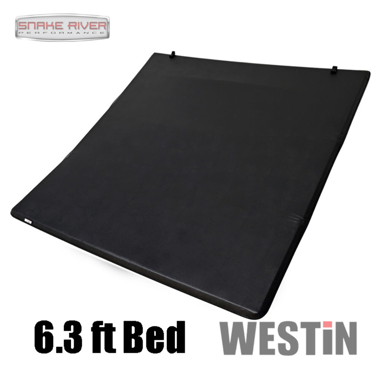 Westin 19-24785 Soft Tri Fold Tonneau Cover for 19-25 Dodge Ram 1500 6.3' Bed
