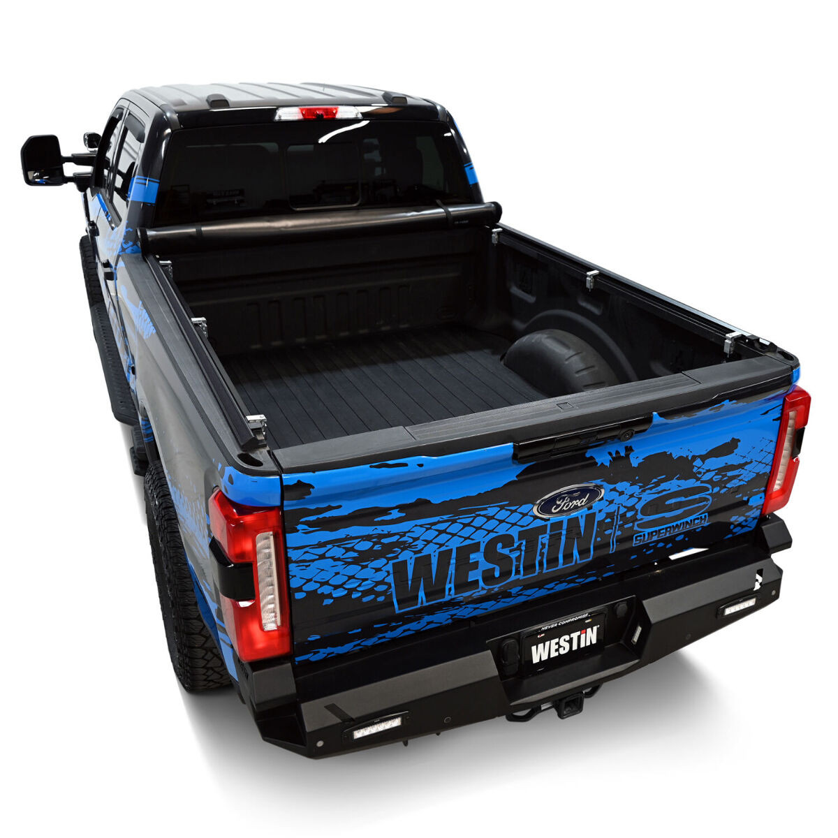 Westin Soft Roll-Up Tonneau Cover for 17-26 Ford F250 F350 Super Duty 6.75' Bed