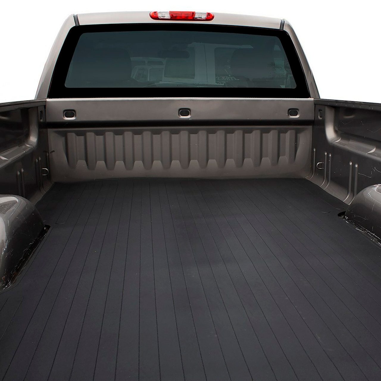 TrailFX Black Rubber Bed Mat For 19-25 GMC Sierra Chevrolet Silverado 1500 639N