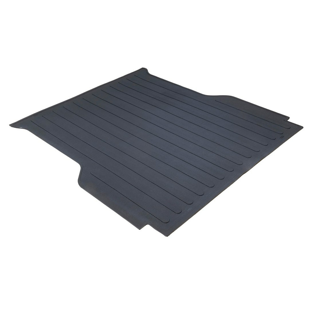TrailFX Black Rubber Bed Mat For 19-25 GMC Sierra Chevy Silverado 8' Bed 636N