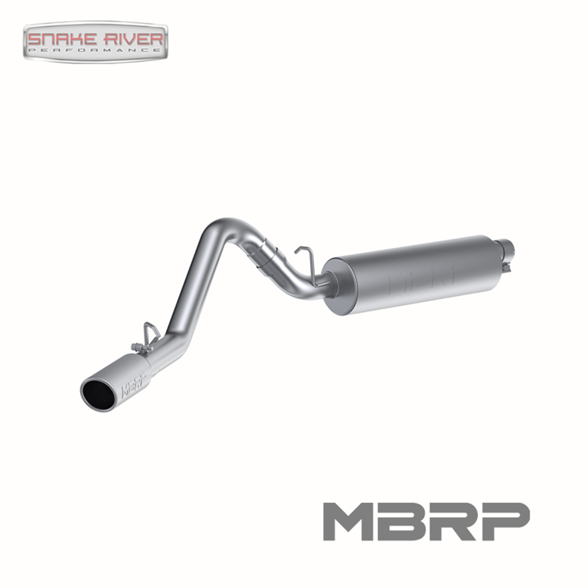 MBRP 2.5" Exhaust System For 97-99 Jeep Wrangler TJ 2.5L 4.0L Aluminized S5512AL