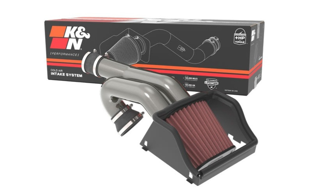 K&N 77-2617KC Performance Cold Air Intake For 15-26 Ford F150 3.5L 2.7L Ecoboost