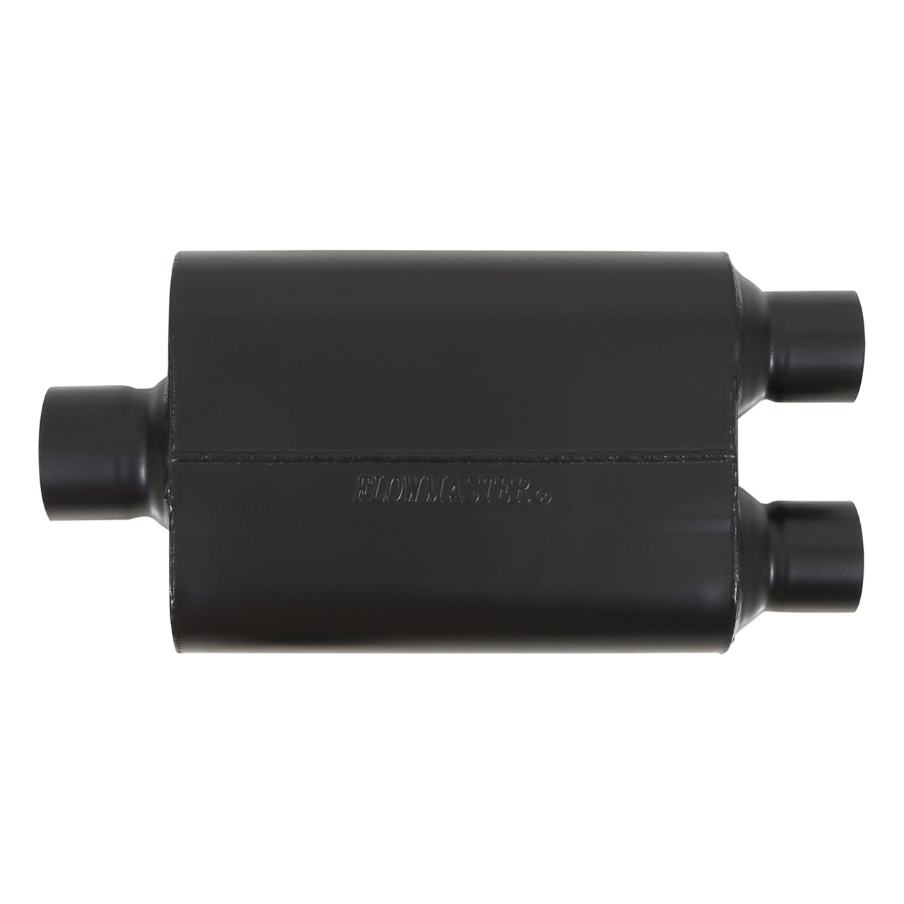 Flowmaster 430402 40 Series Muffler 3" Center Inlet 2.5" Dual Outlet  Aggressive