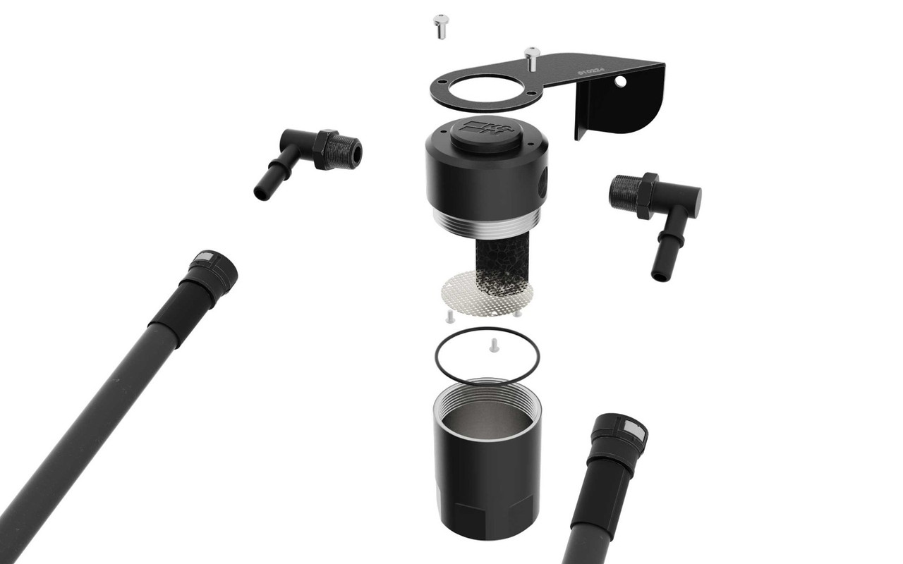 K&N 81-0804 Oil Catch Can for 2019-2025 Chevy Silverado GMC Sierra 5.3L 6.2L