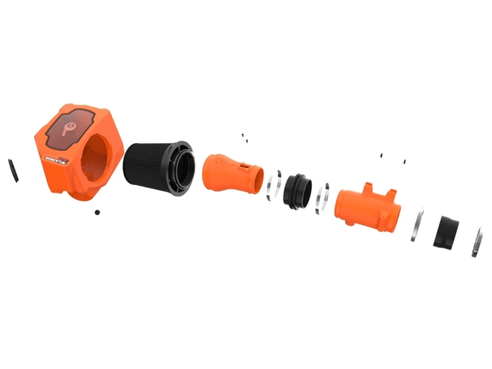 aFe 50-70120KN Orange Cold Air Intake for 22-26 Jeep Wagoneer 25-26 Ram 1500 3.0