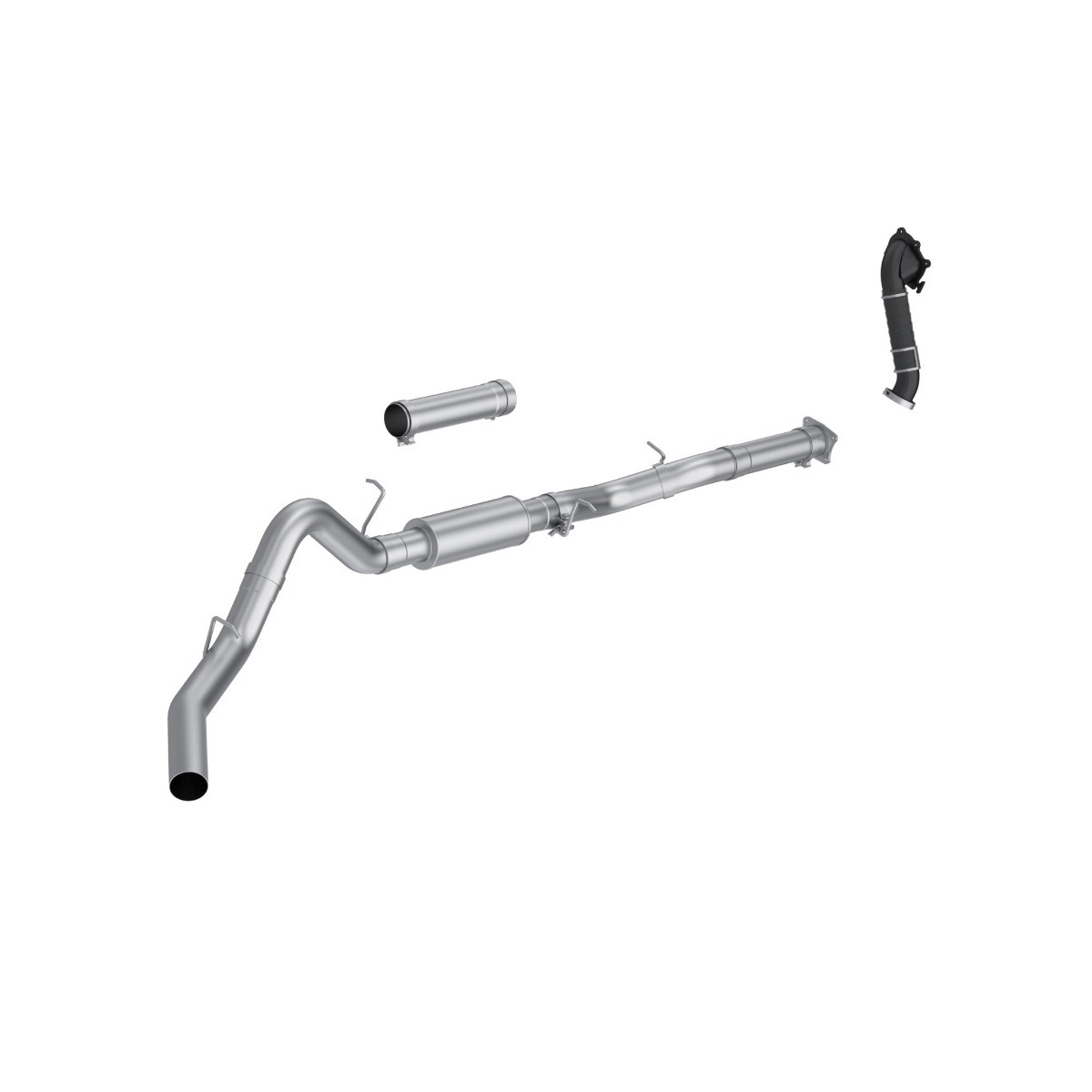 MBRP S6001P Exhaust for 01-04 Chevy GMC Duramax Diesel 6.6L LB7 2500HD 3500HD