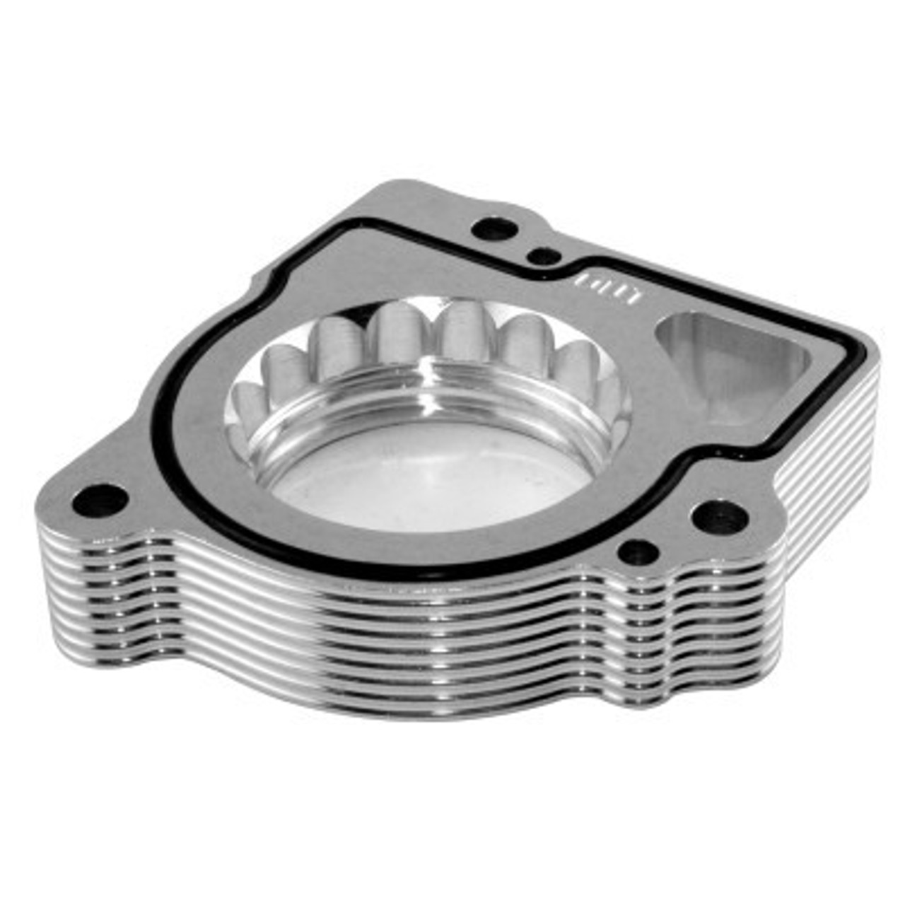 AFE Power Silver Throttle Body Spacer For 02-07 Dodge Ram 1500 4.7L V8 46-32004