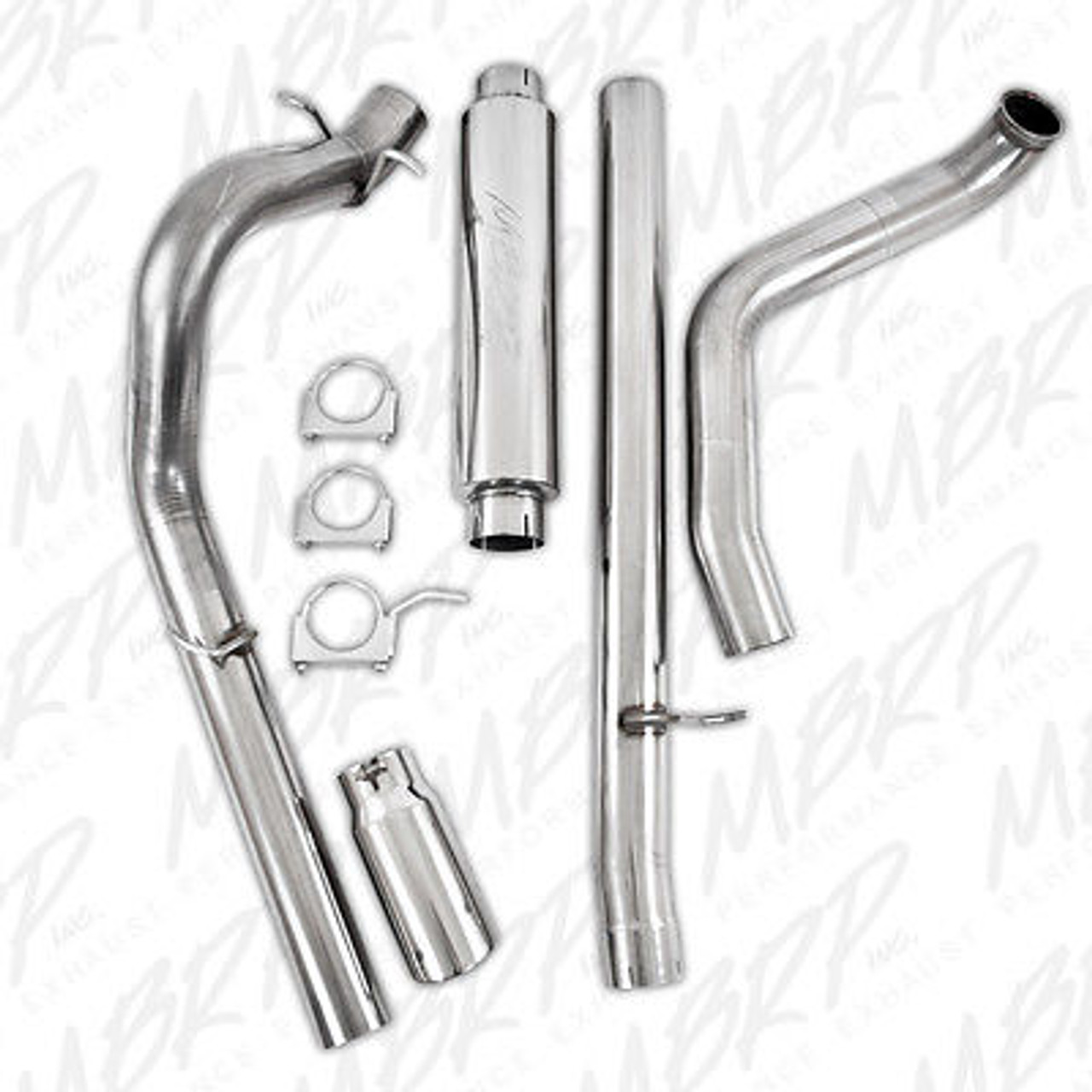 S6204409 - MBRP 4" EXHAUST 1999-2003 FORD EXCURSION POWERSTROKE DIESEL 7.3L STAINLESS STEEL