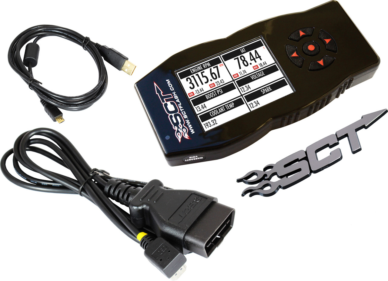 7015 - SCT X4 POWER FLASH PROGRAMMER 1999-2012 FORD DIESEL AND 1996-2014 FORD GAS