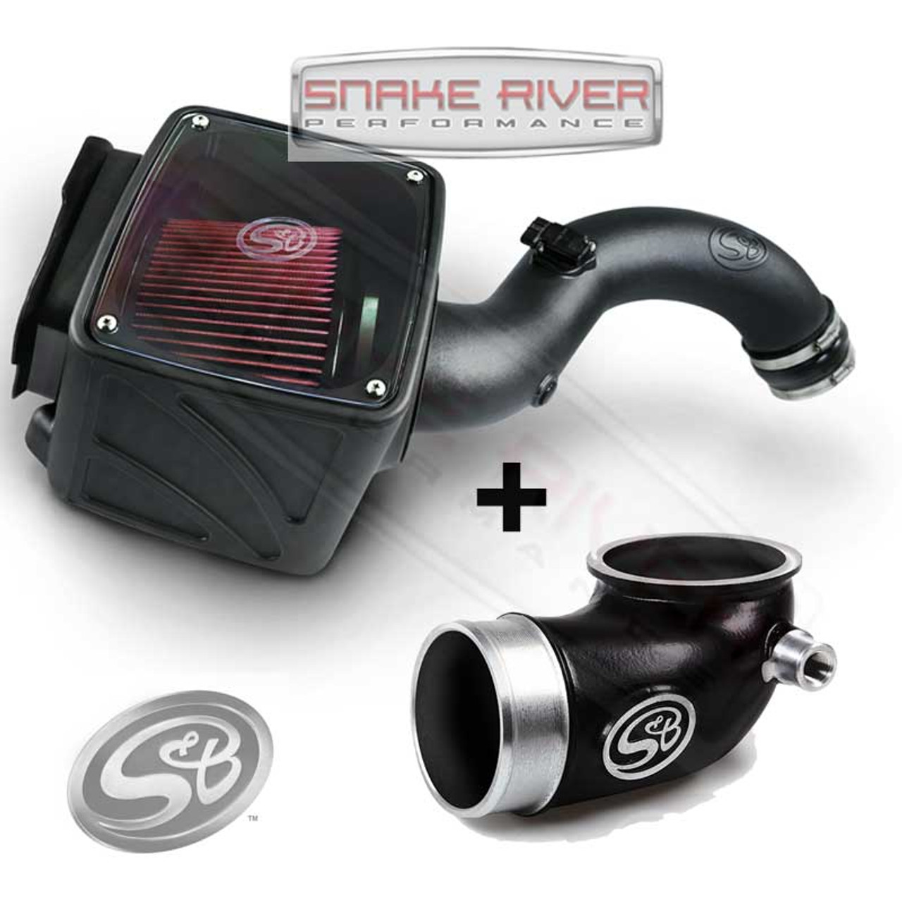 S&B FILTERS TURBO INLET TUBE & COLD AIR INTAKE 04.5-05 CHEVY DURAMAX DIESEL LLY - 76-1006B  75-5102