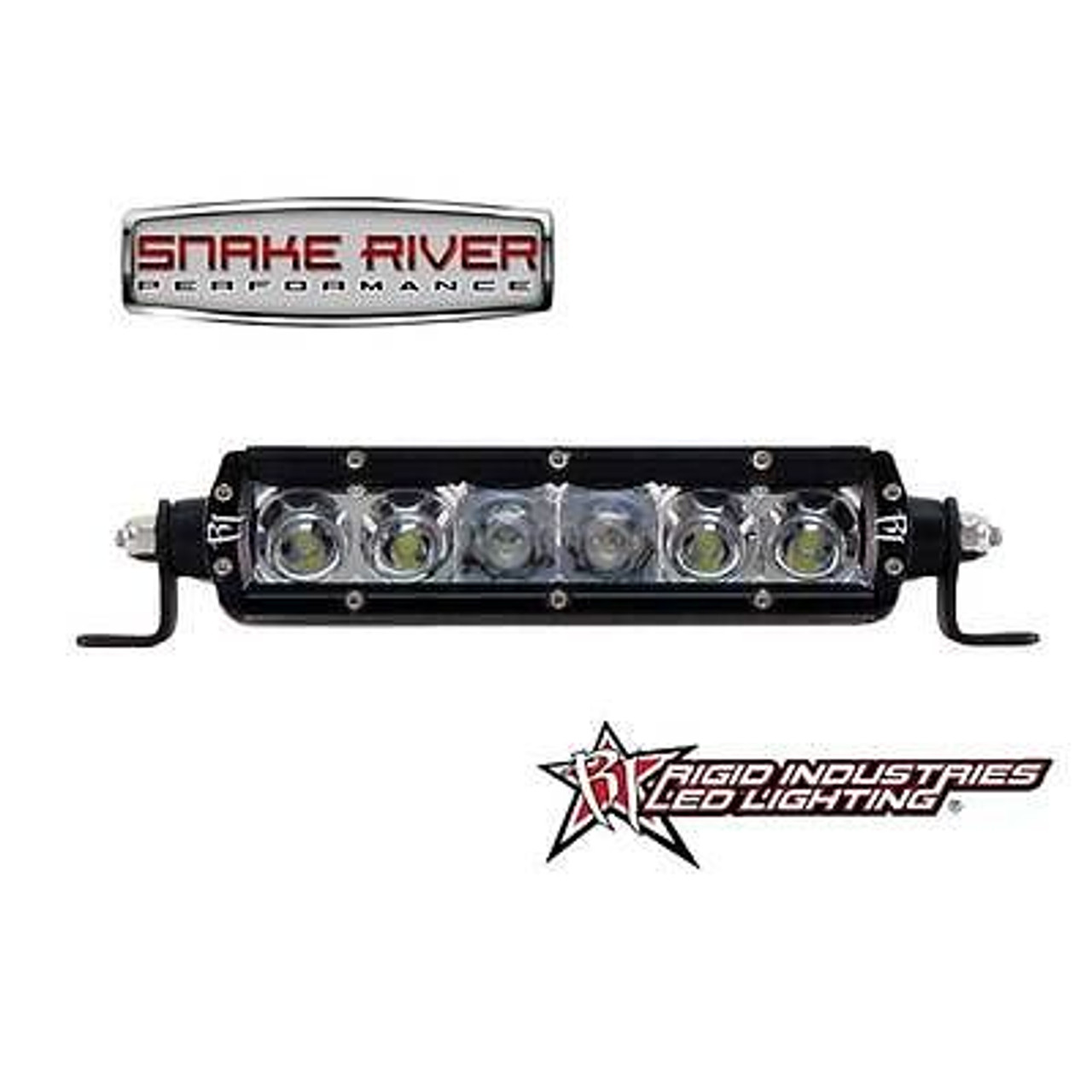 90631 - RIGID INDUSTRIES 6 INCH SR-SERIES HYBRID SPOT FLOOD COMBO WHITE LED LIGHT SINGLE