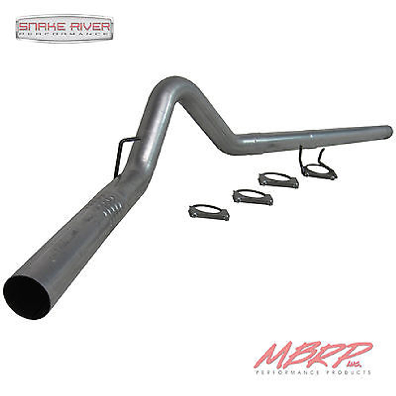 S6242P - MBRP 4" FILTER BACK EXHAUST 2008-10 FORD F250 F350 6.4L DIESEL NO MUFFLER