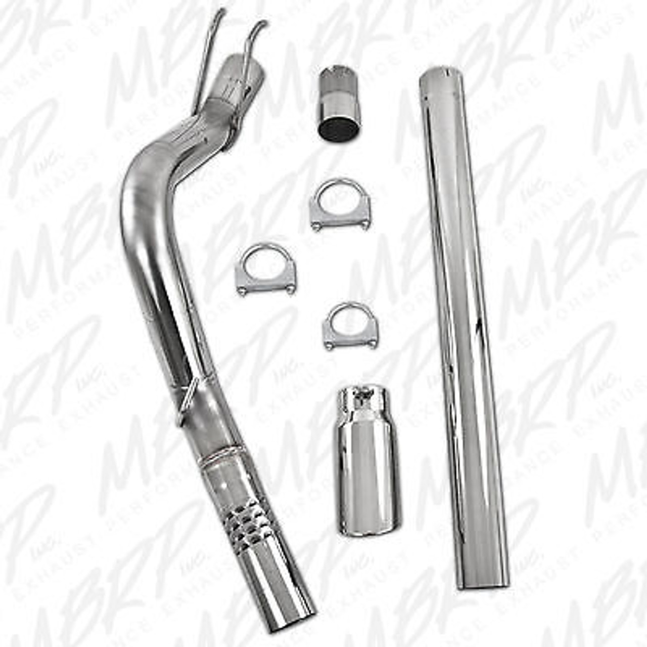 S6012409 - MBRP 4" CAT BACK EXHAUST 2006-2007 CHEVY GMC 2500 3500 6.6L DURAMAX DIESEL T409