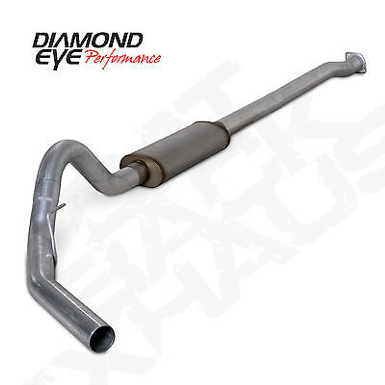 K3333S - DIAMOND EYE 3.5" CAT BACK 11-14 FORD F150 6.2L V8 RAPTOR STAINLESS SINGLE